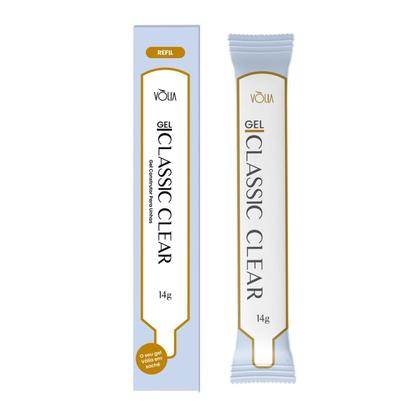 Imagem de Sachê Gel Construtor Classic Clear Vlia + Pote Reutilizável