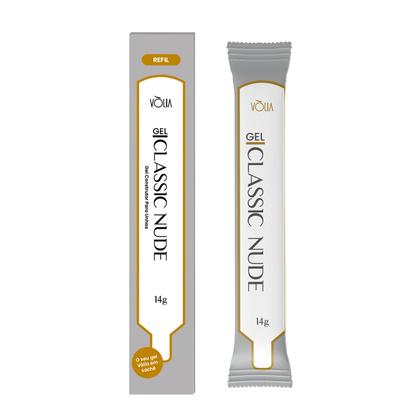 Imagem de Sachê Gel Construtor Classic Nude Vòlia + Pote Reutilizável