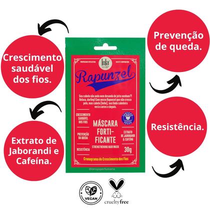 Imagem de Sachê Máscara Fortificante Lola Rapunzel 30g