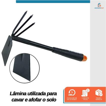 Imagem de Sacho Cultivador De 3 Pontas Para Jardinagem 310Mm - Starfer