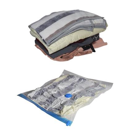 Saco A Vácuo Para Organizar Roupas 60X80Cm + Bomba De Sucção - Maxime Utilidades Imagem de Saco A Vácuo Para Organizar Roupas 60X80Cm + Bomba De Sucção