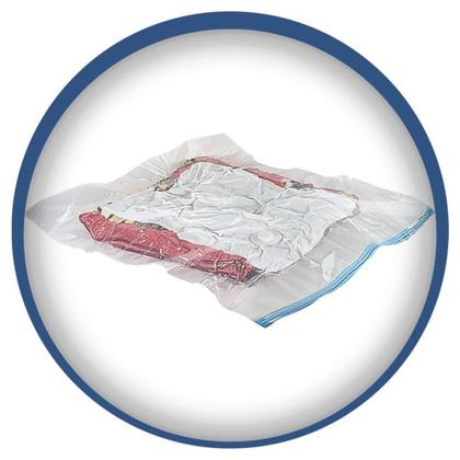Imagem de Saco A Vácuo Para Roupas Toalhas E Cobertores 70Cm X 100Cm G