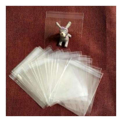 Imagem de Saco Adesivado Saquinho Plástico Transparente 7x5 C/100un Bijus Objetos Pequenos Jóias Saco Bopp