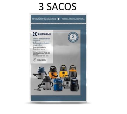 Imagem de Saco Aspirador De Pó Electrolux A10 Cse10 A10n1 Aqp Acqua Power e Gt2000 Kit com 3