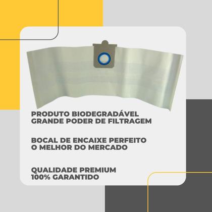 Imagem de Saco Aspirador de Pó Electrolux Descartável Hidrovac Refil Compatível Eletrolux com 03 Unid.