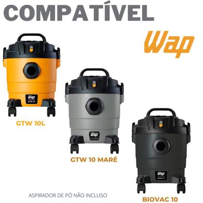 Imagem de Saco Aspirador De Pó Wap GTW 10 - kit c/06 Refil Compatível Descartável