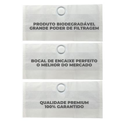 Imagem de Saco Aspirador Pó Wap Turbo 1600 Descartavel Kit C/09 Refil Coletor Compatível Resistente
