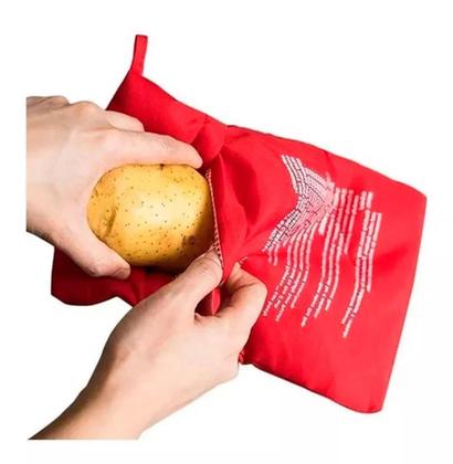 Imagem de Saco Bolsa Para Cozinhar Assar Batatas No Micro Ondas 24X19