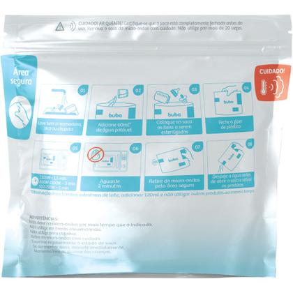 Imagem de Saco BUBA Esterilizador Reutilizável para Micro-ondas - 6 Unidades