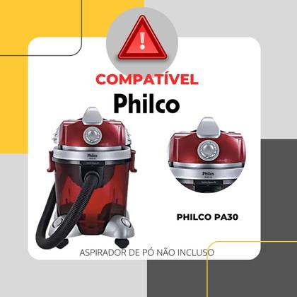 Imagem de Saco Coletor de Pó p/ Aspirador Philco PA30 Kit c/03 Refil