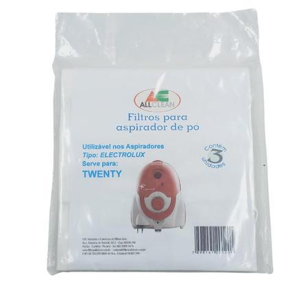 Imagem de Saco de Aspirador Electrolux Twenty 3 Unid Limpeza diaria