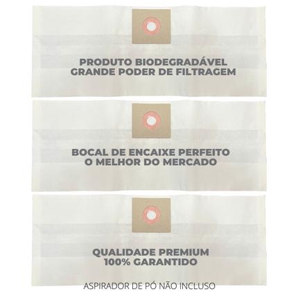 Imagem de Saco de Aspirador IPC Soteco Leo Luxo LP1/16  Kit c/15 Refil