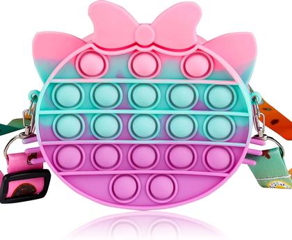 Imagem de Saco de bolsa para meninas, push bubble popping pops seu sensor