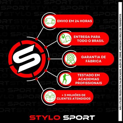 Imagem de Saco De Boxe 90 Cm Profissional Pancada + Luva Bate Saco Adulto - Preto