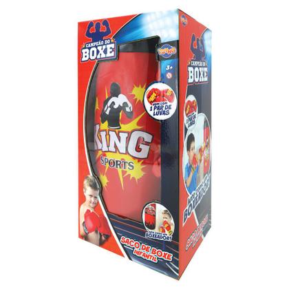 Imagem de Saco de Boxe Infantil Toyng Campeão do Boxe 