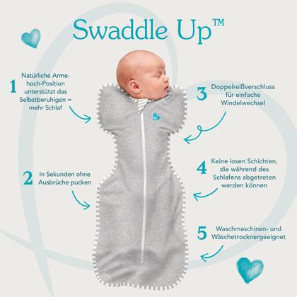 Imagem de Saco de Dormir Love to Dream Swaddle UP 1.0 TOG - Autossuficiente