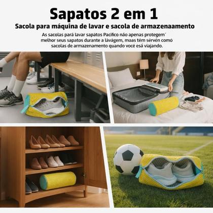 Imagem de Saco De Lavagem Tenis Sapatos Para Máquina De Lavar