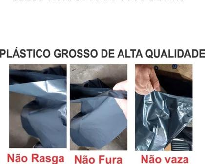 Imagem de Saco De Lixo 100 Litros Preto Grosso Pct 4 Kg Uso Pesado Ultra Reforçado
