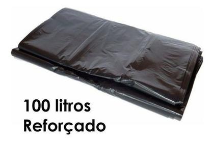 Imagem de Saco De Lixo 100lts Boca Larga 15micras Superreforçado C/5kg