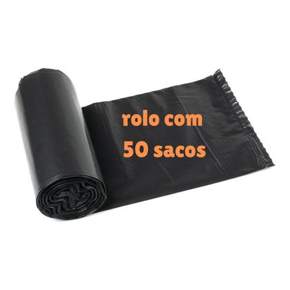 Imagem de Saco de Lixo 30 litros Super Econômico Preto Embalixo KIT 3 PACOTES