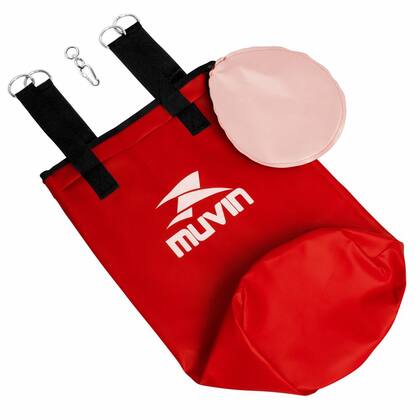 Imagem de Saco de Pancada Vazio Muvin  Tamanho 70cm x 30cm  Com Mosquetão e Girador  Lutas Treino Boxe