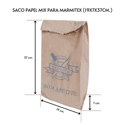 Imagem de Saco De Papel Para Marmitex Mono ou Kraft com 500 Unidades