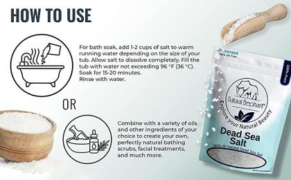 Imagem de Saco de sal de banho Natural Elephant Dead Sea de 4,54 kg (160 onças)