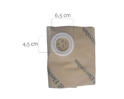 Imagem de SACO DESCARTAVEL ASPIRADOR ELECTROLUX (água E Pó) Cse10 70035078 A20810201 A10S 3 UND ORIGINAL AQP10