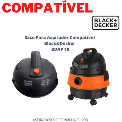 Saco do Aspirador de Pó Black&Decker BDAP10 Refil Compatível - Kit c/03 Coletor Descartável Robusto - All Clean Imagem de Saco do Aspirador de Pó Black&Decker BDAP10 Refil Compatível - Kit c/03 Coletor Descartável Robusto