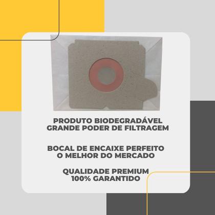 Imagem de Saco do Aspirador de Pó Electrolux Descartável One 1600W Refil Compatível Eletrolux com 03 Unid.