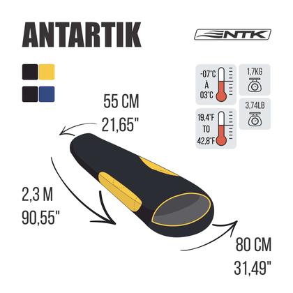 Imagem de Saco Dormir Nautika Antartik Temperatura de -7ºc A 3ºc 230cm