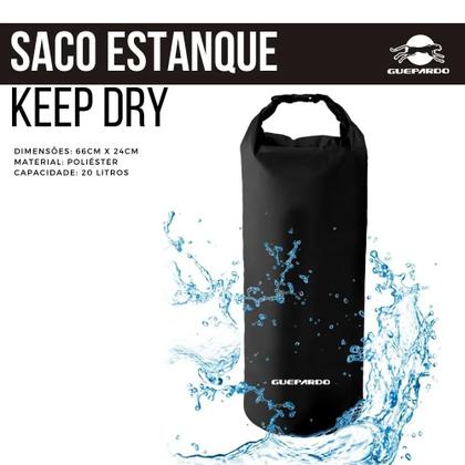 Imagem de Saco Estanque impermeável 20 Litros Keep Dry Guepardo