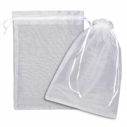 Imagem de Saco Organza - Saquinho Branco 20x30 - Com 50 Unidades - UMK