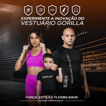 Imagem de Saco Pancada Boxe Luva Bate Saco Kit Muay Thai Infantil Criança Menino Menina Gorilla