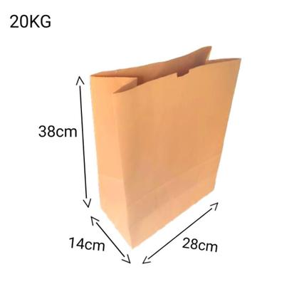 Imagem de Saco Papel Kraft Sos Para Delivery 20Kg 28X38X14Cm Pc 200Fl