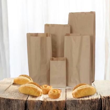 Imagem de Saco papel semi kraft 5 kg c/ 1000 un pardo paes salgados