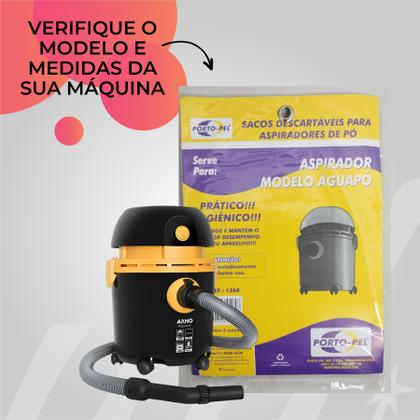 Imagem de Saco para aspirador descartavél arno aguapo ref.1260 3 und.