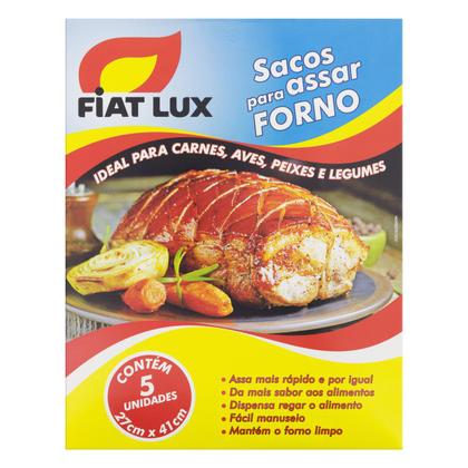 Imagem de Saco para assar forno fiat lux 27 x 41cm com 5 unidades