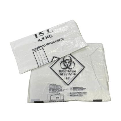 Imagem de Saco para Lixo Infectante 15 litros Embalac com 100 unidades