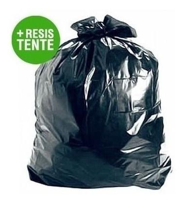 Imagem de Saco Para Lixo Preto 100lts Resistente - 85x105 Pcte 100 Un