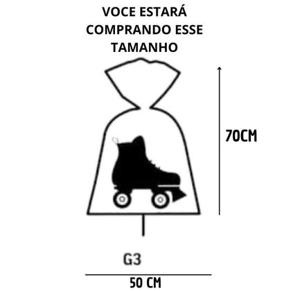 Imagem de SACO PARA PRESENTE METALIZADO 50x70 PARA EMBALAGEM COM 25UN