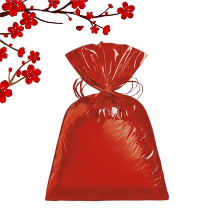 Imagem de SACO PARA PRESENTE METALIZADO 50x70 PARA EMBALAGEM COM 25UN