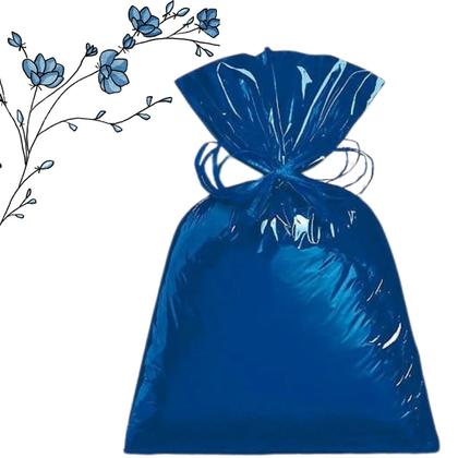 Imagem de SACO PARA PRESENTE METALIZADO 50x70 PARA EMBALAGEM COM 25UN