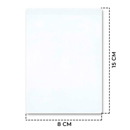 Imagem de Saco Pequeno Saquinho Transparente 8x15 500 Unidades Para Embalar