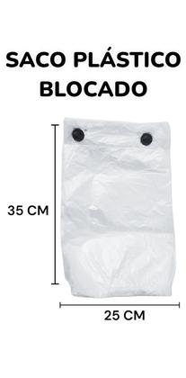 Imagem de Saco plastico blocado 25x35 c/ 1000 unidades boca 25 cm