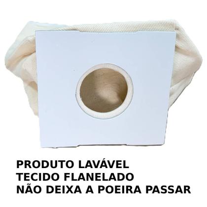 Imagem de Saco Reutilizável Aspirador Pó Consul Leve Fit Facilit