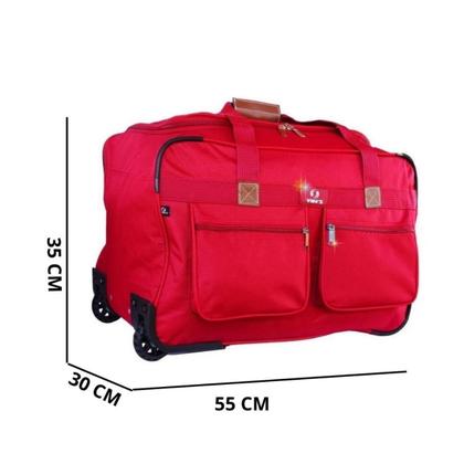 Imagem de Sacola Bolsa Mala De Viagem De Bordo Média Com Rodinhas YS1014 Cor:PretoTamanho:MGenero:Unissex