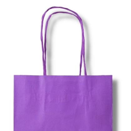 Imagem de Sacola de papel Kraft várias cores com 10 Unidades