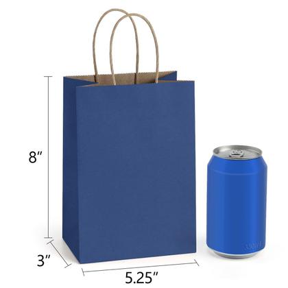 Imagem de Sacola de presente Dream Kraft Paper 50 unidades 13,3 x 7,6 x 20,3 cm azul marinho
