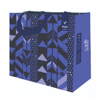 Imagem de Sacola Gigante + Sacola Grande Ráfia Ecobag Retornável B4u